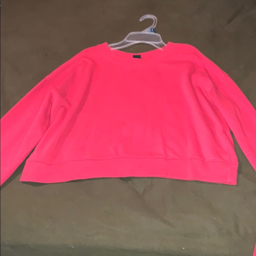 Red Cropped Sweater